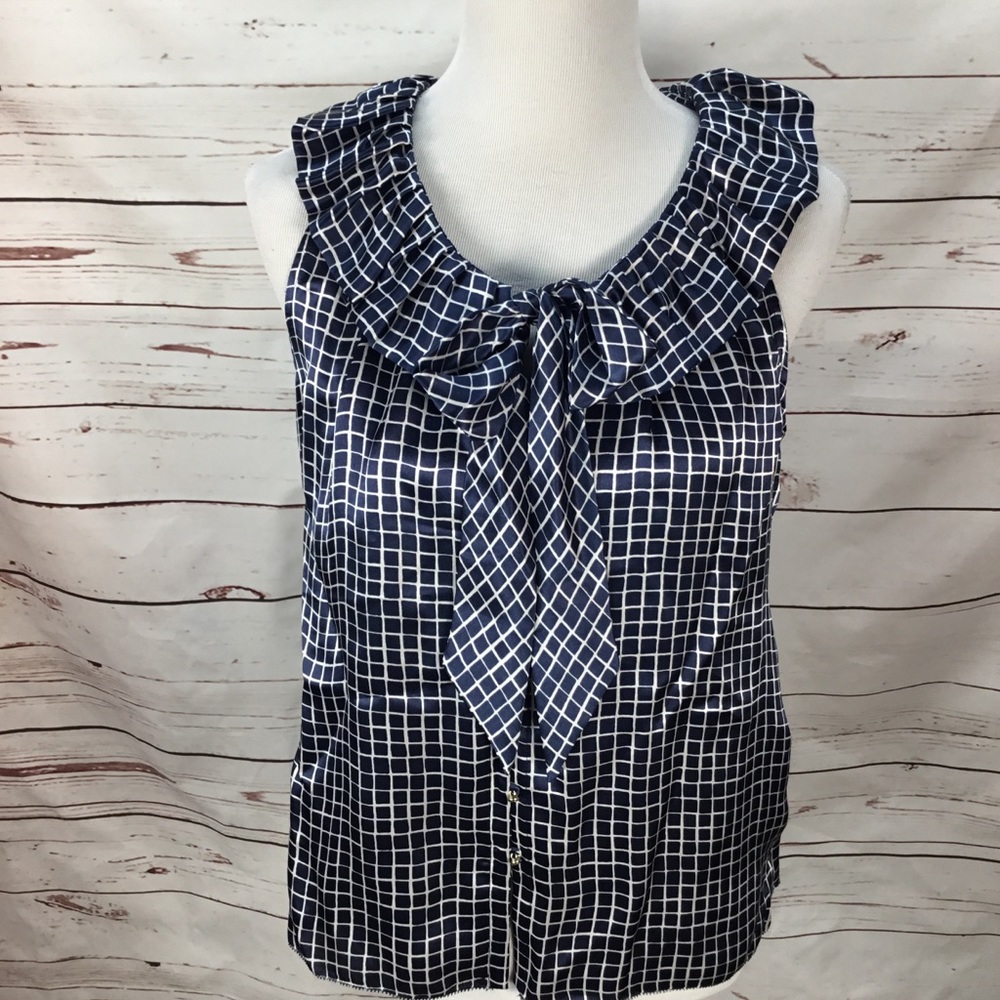 NWT Banana Republic Pussy‎ Bow Silk Blouse Small